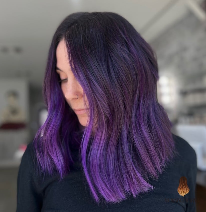 Purple Balayage