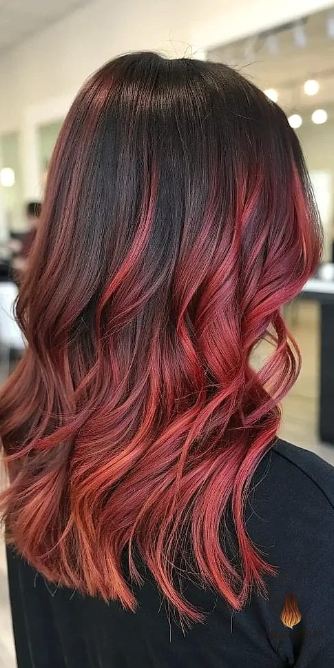 23 Hair Color Ideas For Brunettes Inspo Ideas Worth Pinning Immediately 12 Red Balayage for Blonde Hair Stunning Transformations