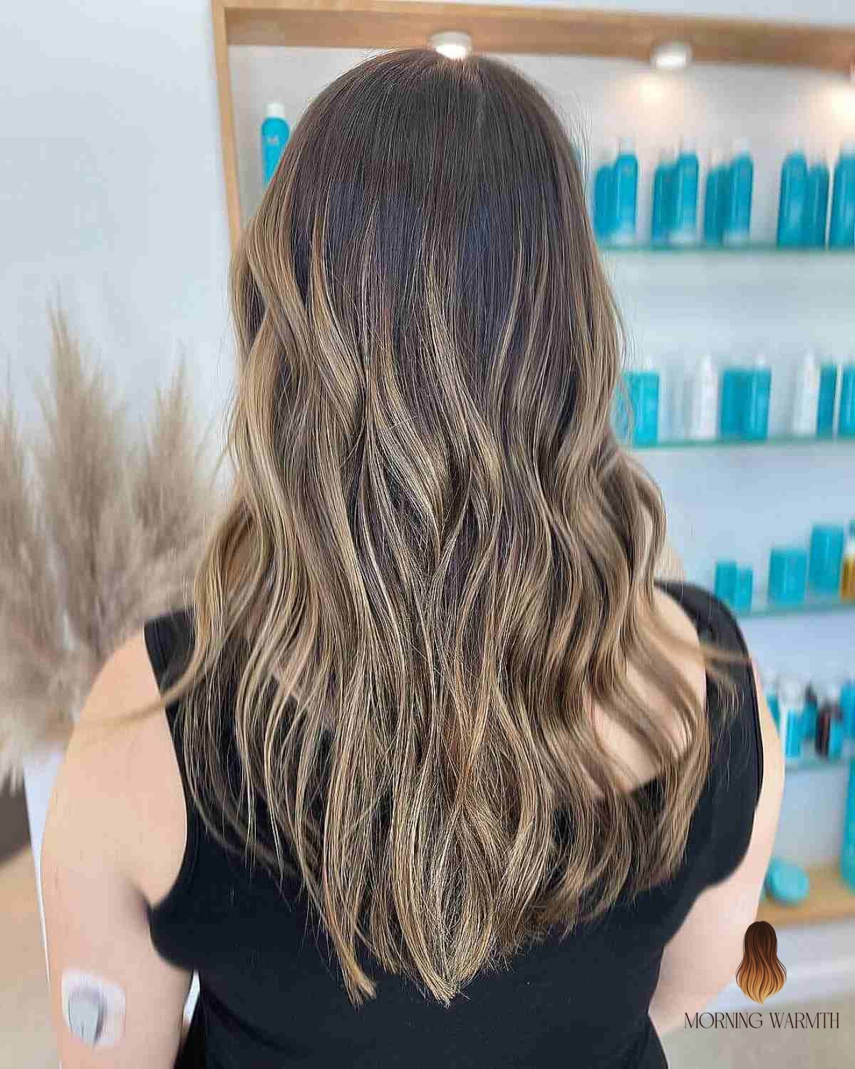 24 Reverse Balayage Ideas That Are Absolutely Stunning 12 Reverse Balayage Highlights on Dark Brown Hair