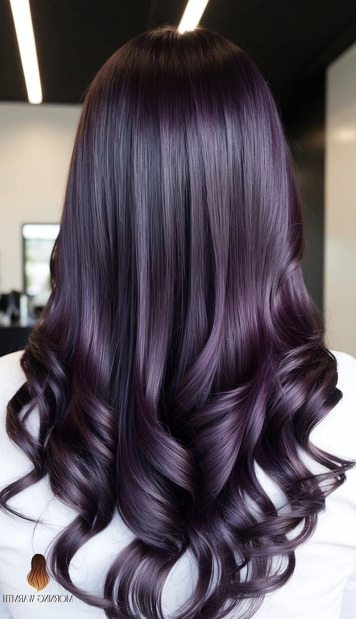 27 My Hair Color Ideas That Every Stylist Needs to See 17 Rich Purple Holographic Hair Color