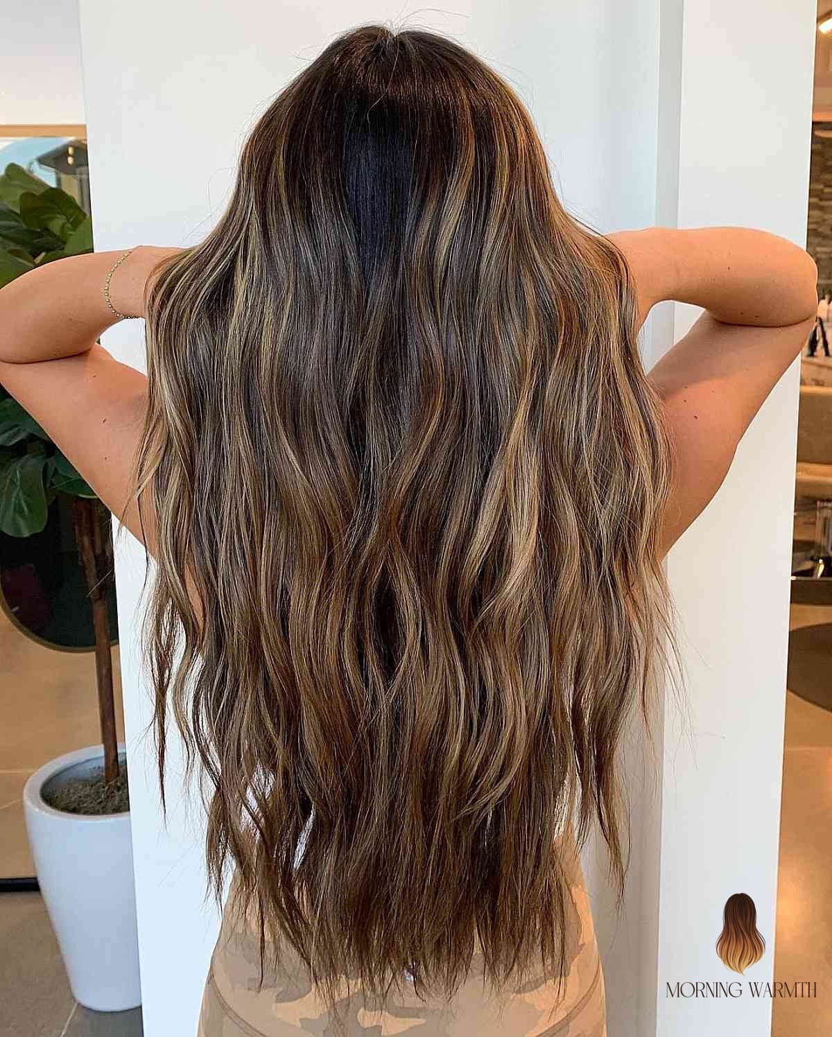 Rooted Balayage with Sandy Brown