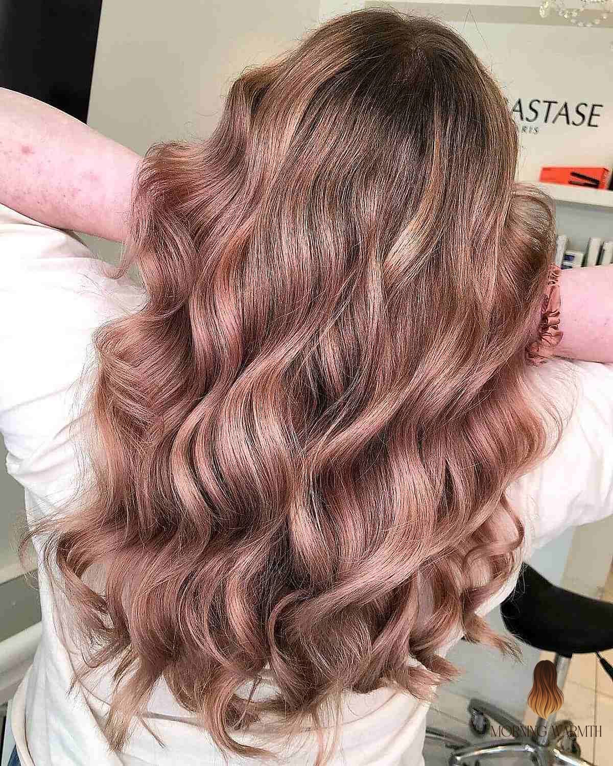 24 Reverse Balayage Ideas That Are Absolutely Stunning 15 Rose Gold Reverse Balayage