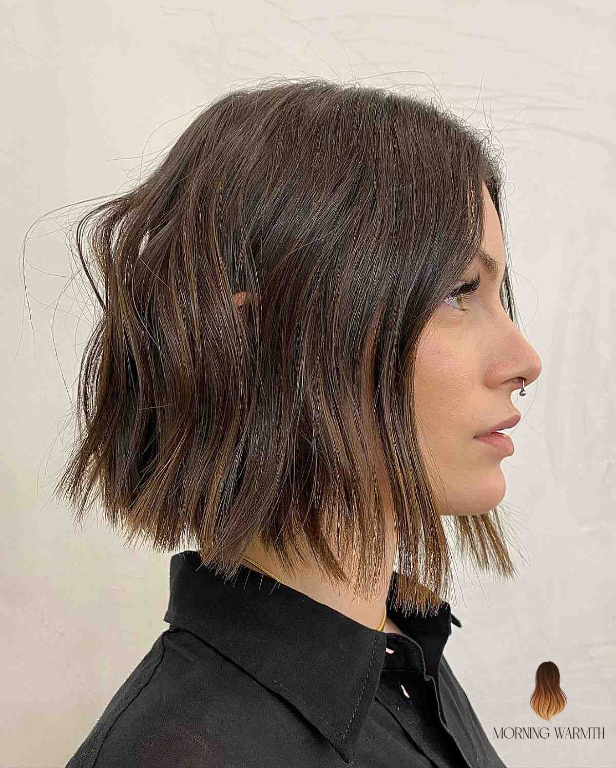 20 Mushroom Brown Hair Color Ideas That Are Breathtakingly Beautiful 12 Short Brown Blunt Bob Haircut
