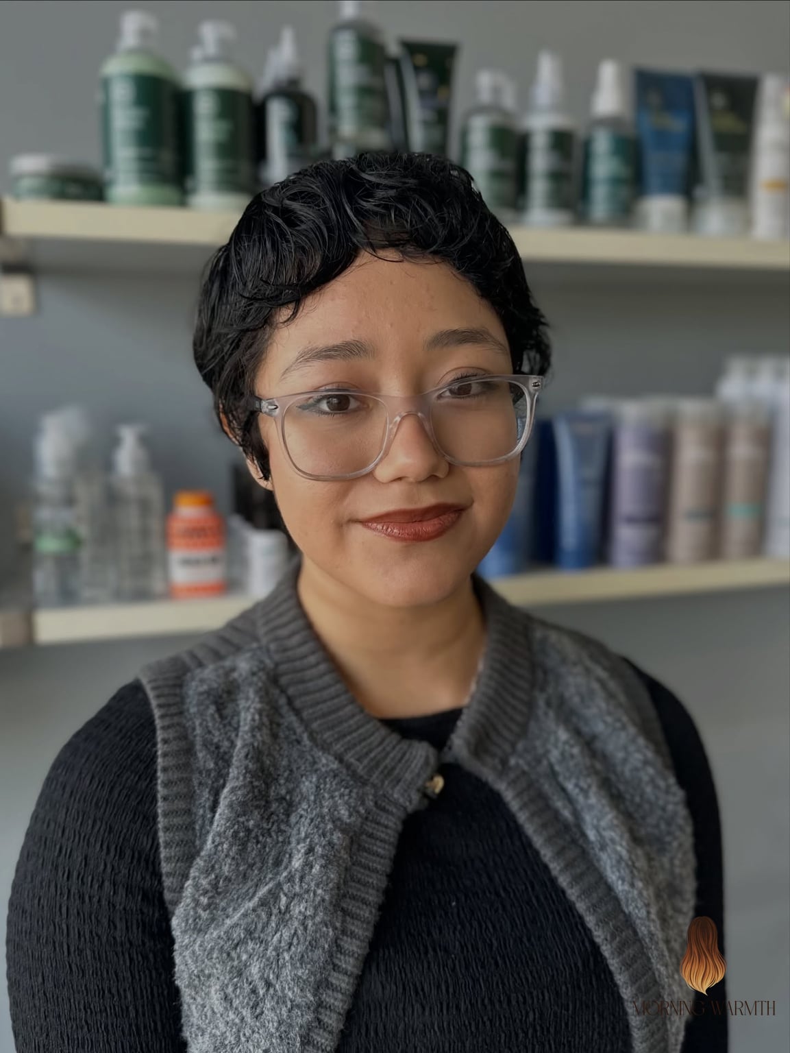 Short Curls with Soft Volume and Easy Definition