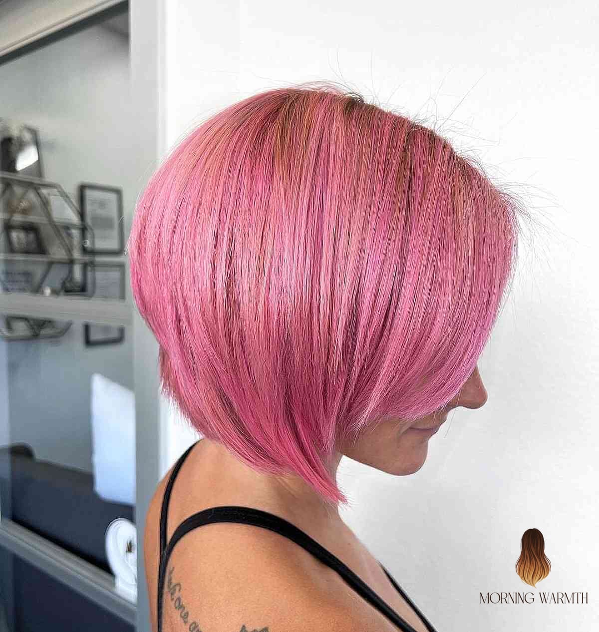 25 Dark Blonde Balayage Ideas That Are Going Viral on Pinterest Right Now 9 Short Pink Bobbed Hair