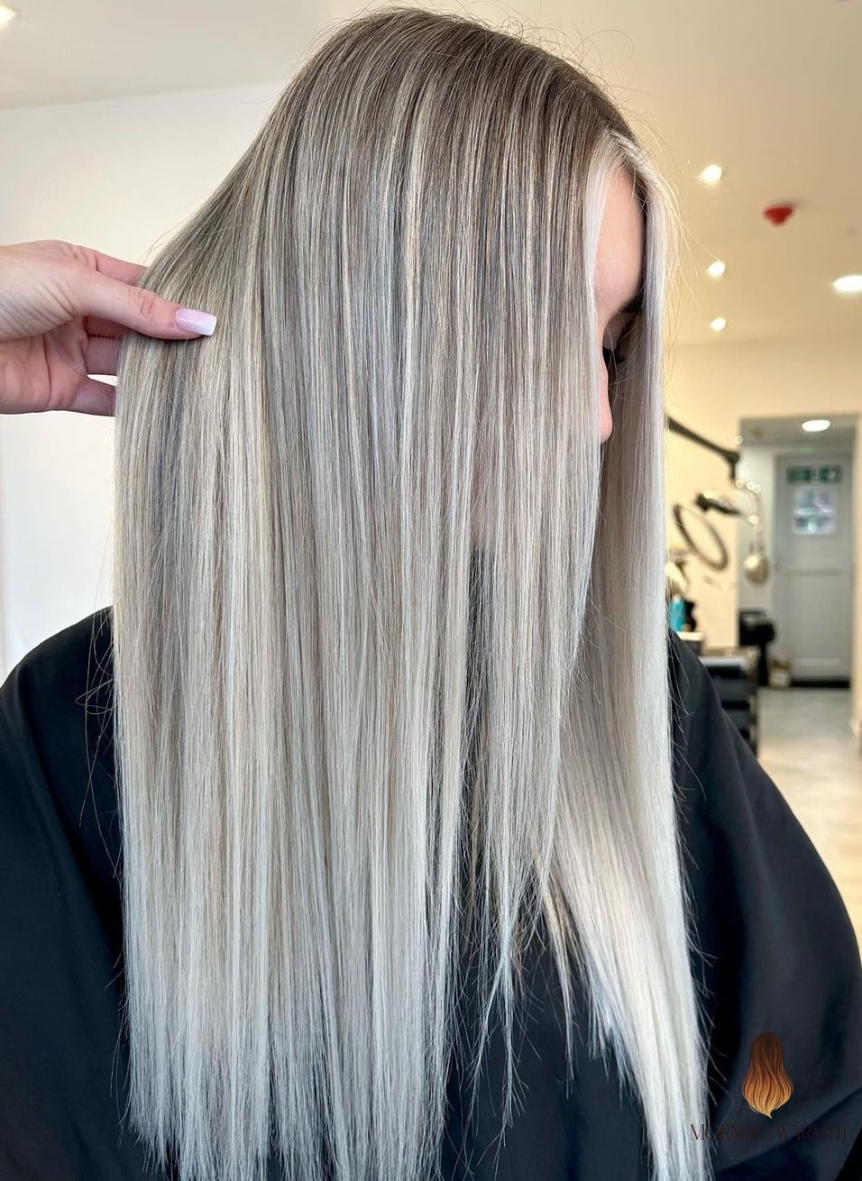 27 Blonde Balayage Ideas Every Woman Needs to See 4 Silvery Blonde Blended Highlights