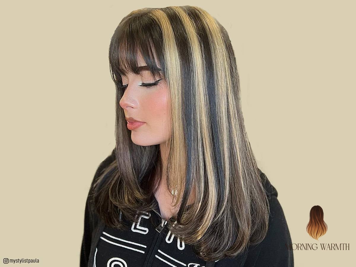 Skunk Stripe Hair Ideas to Try This Trend Yourself
