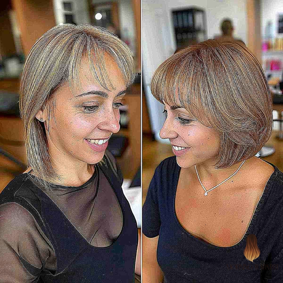 20 Mushroom Brown Hair Color Ideas That Are Breathtakingly Beautiful 17 Sleek Golden Brown Bob