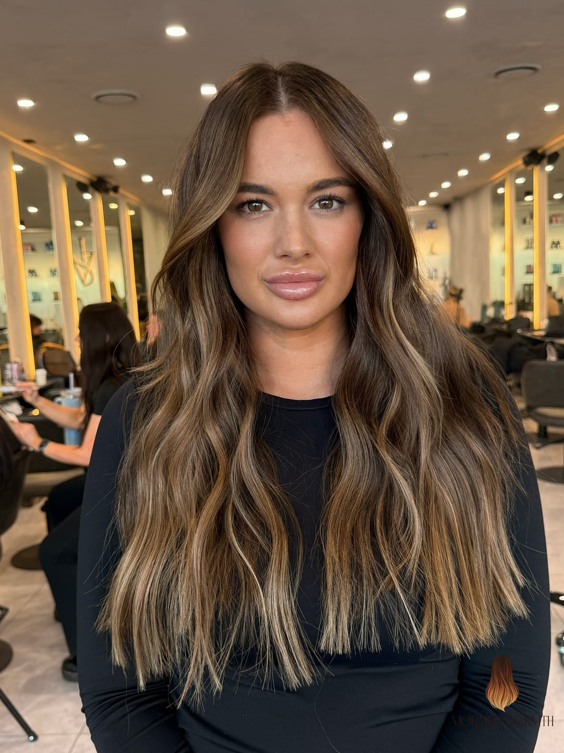 27 Brown Balayage Hair Ideas Every Woman Needs to See 13 Soft Ash Brown Balayage with Loose Waves