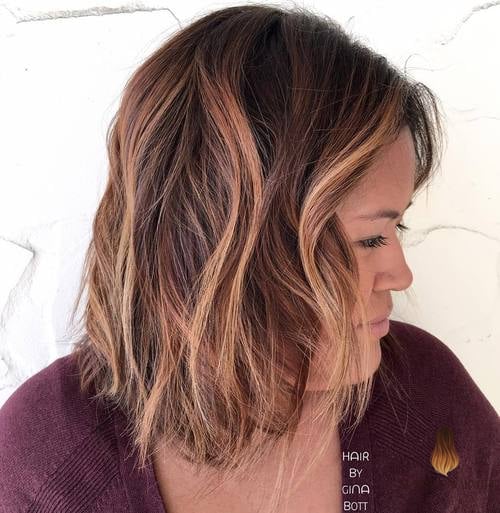Strawberry Brown Balayage