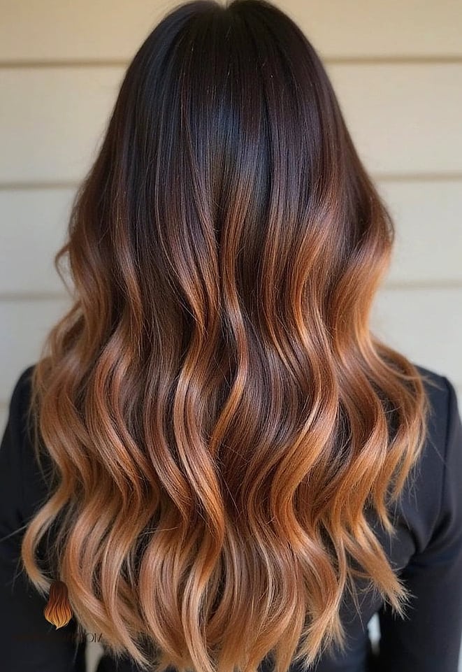 Sun-Kissed Brunette Balayage