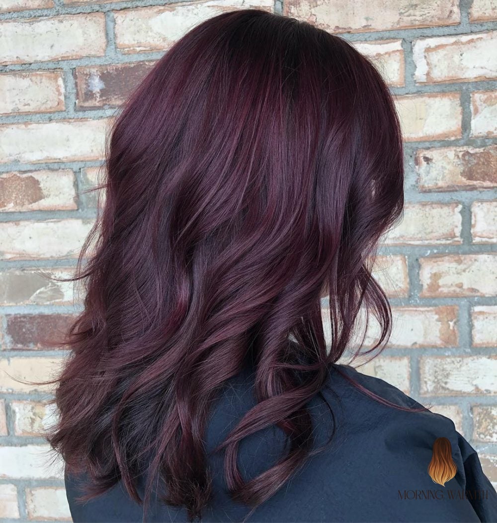 22 Burgundy Hair Color Ideas Worth Bookmarking Right Now 15 Sweet Plum Burgundy Hair Color