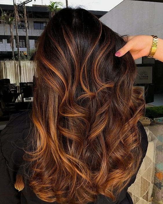 25 Dark Brown Hair With Caramel Highlights Ideas That Are Dreamy and So Inspiring 14 Toffee and Caramel Blend