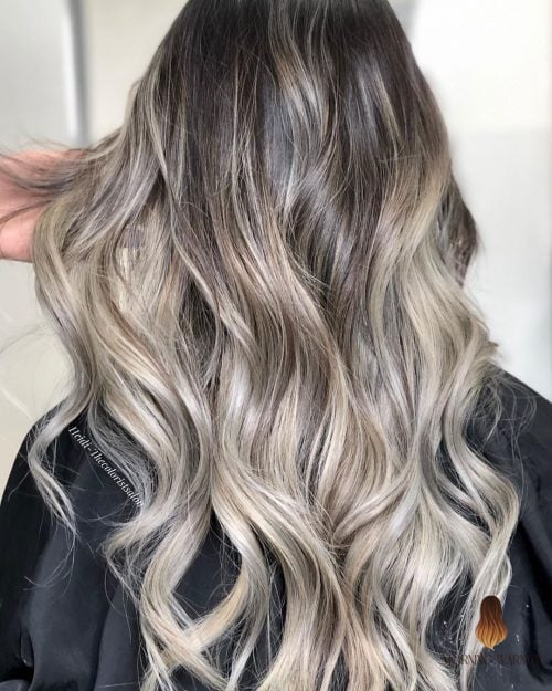 Transforming Brunette to Ash Blonde