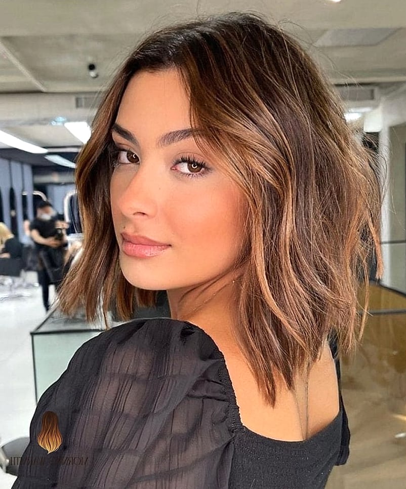 26 Balayage Capelli Castani Ideas That Are Gorgeous and So Inspiring 11 Trendy Short Haircuts for Women with Round Faces