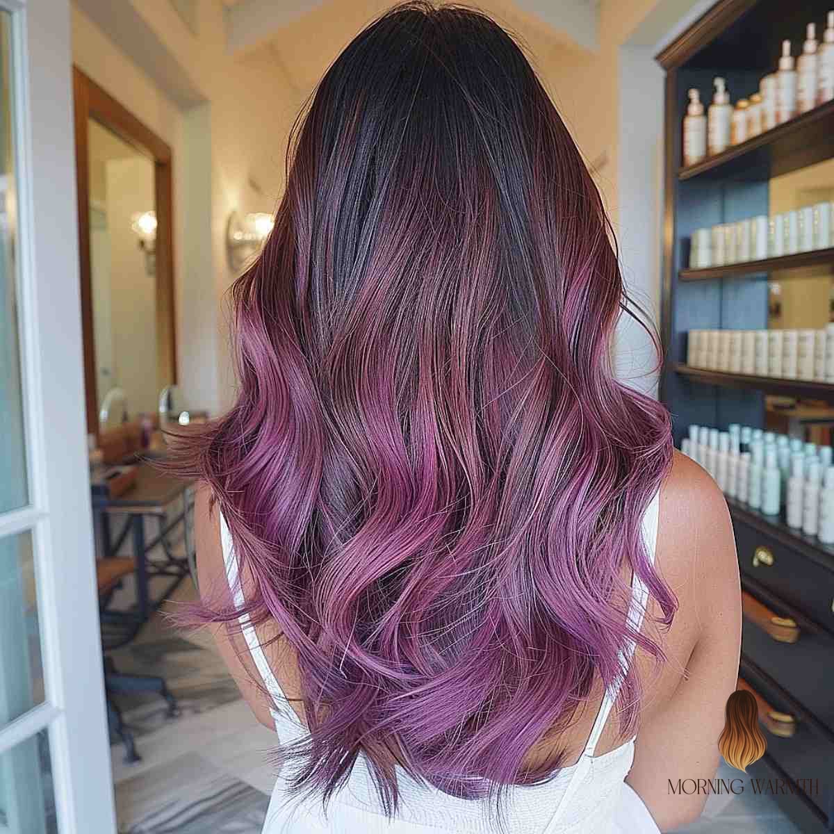 30 Ombre Hair Ideas You Need to Try Next 2 Versatile Dark to Purple Pink Ombre Hair