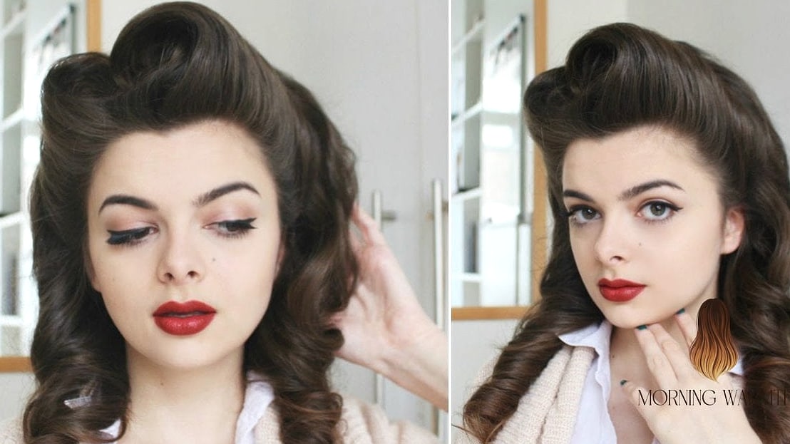 Victory Roll Pin Updo