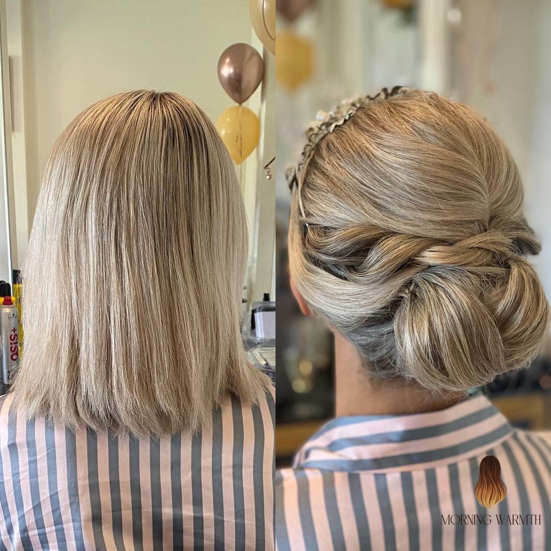 Voluminous Bridal Updo