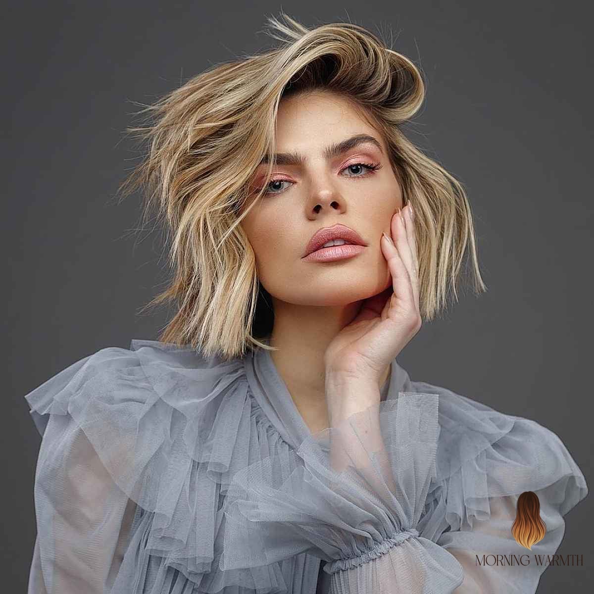 20 Blonde Hair Color Ideas Ideas That Will Make You Book Your Appointment Immediately 11 Voluminous Short Blonde Hair with Dark Roots