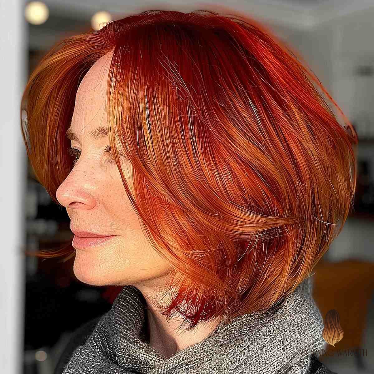 24 Auburn Hair Color Ideas That Are Absolutely Stunning 7 Warm Copper Tones for Women Over 60