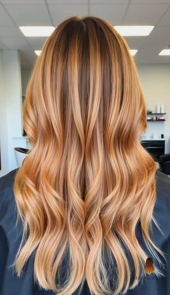 25 Honey Blonde Balayage Ideas That Are Going Viral on Pinterest Right Now 19 Warm Honey Blonde for Deeper Skin Tones
