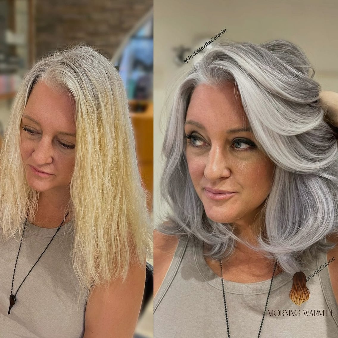 27 Hair Color Ideas Ideas Every Woman Needs to See 23 Ways of Blending Gray Hair Without Regular Root Touch Ups
