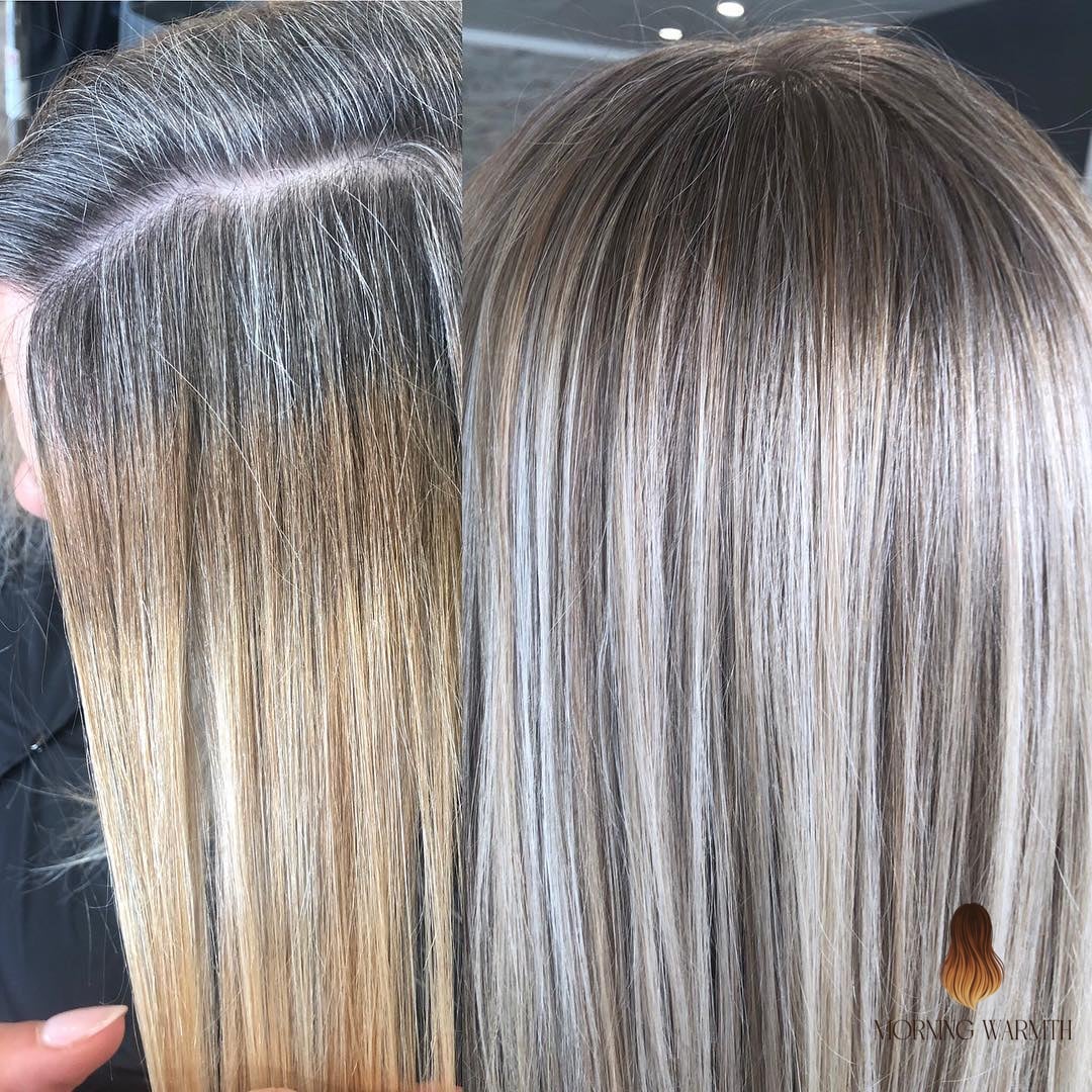 30 Global Hair Color Ideas You Need to Try Next 4 Ways of Blending Gray Hair Without Regular Root Touch Ups